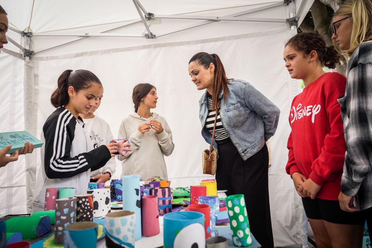 Imagen de uno de los estands de la feria.