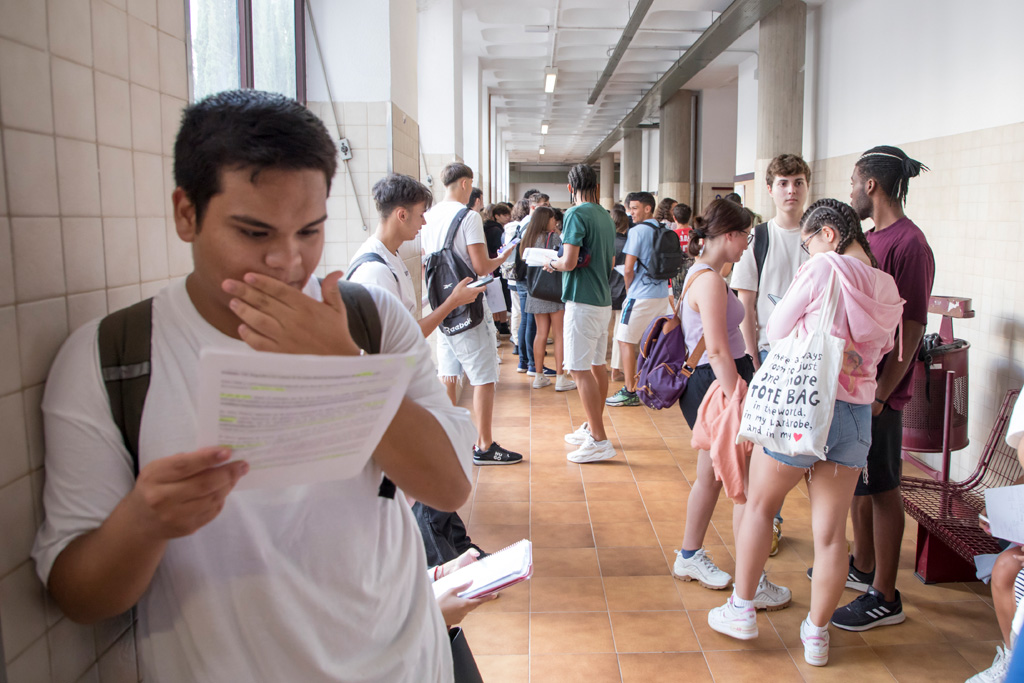 Imagen de archivo de la EBAU de la convocatoria de julio de 2023.