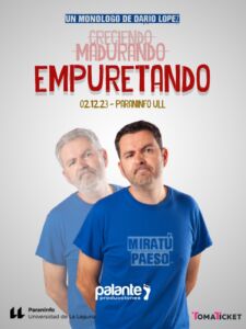 Cartel del espectáculo de Darío López