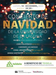 Cartel anunciador del Concierto de Navidad