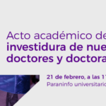 Banner anunciador del acto de investidura de doctorado 2024