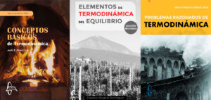 Portadas de los libros sobre termodinámica