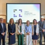 Participantes en el seminarios sobre neurociencia: Jesús Rafael Mercader (UC3M), Katya Rubia (King's College), Belén Melián (ULL), Margarita Ramos (Fundación CajaCanarias), Guiomar Niso (CSIC), Alberto Domínguez (ULL) y Ángeles Alonso (ULL).