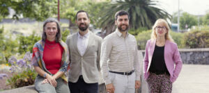 De izquierda a derecha, Alicia González Navarro, Carlos Trujillo, Javier Mendoza y Susana Franco