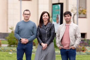 Juan Elicio Hernández, Belén Melián y Zeus Plasencia,.