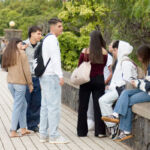 Imagen de archivo de estudiantes en el Campus de Guajara durante la PAU de junio de 2025.