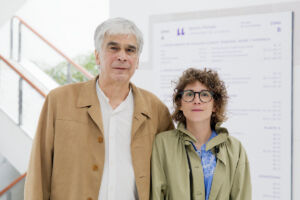 Martín con un de sus codirectores, Félix Ríos.