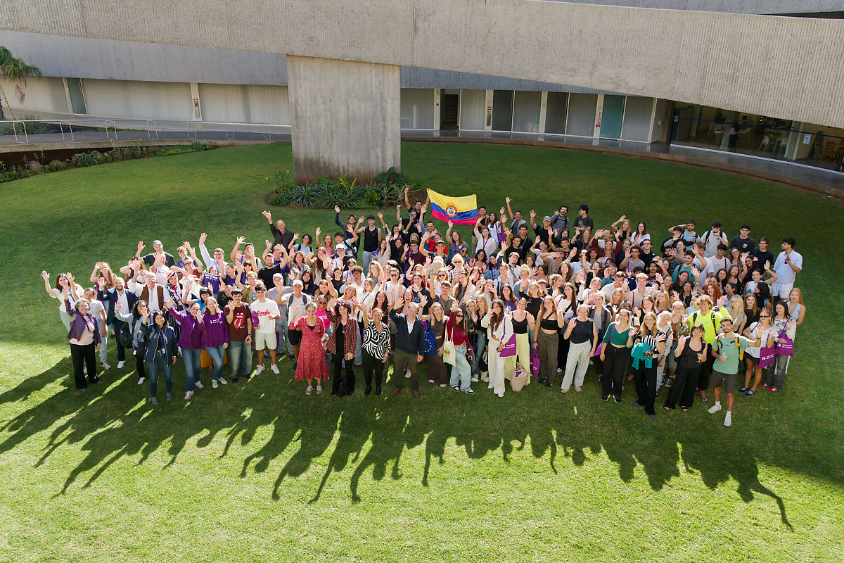 La jornada de bienvenida se celebró en la Facultad de Bellas Artes.