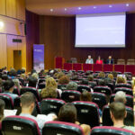 Vista general de la inauguración de este encuentro celebrado en la Facultad de Economía, Empresa y Turismo.