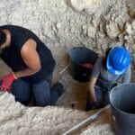 Imagen de las excavaciones en Abric del Cint cedida por el equipo investigador de la ULL.