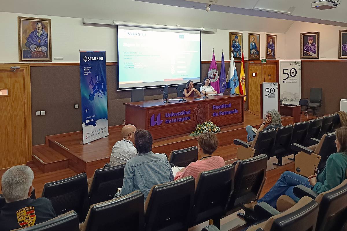 Imagen de la presentación STARS EU celebrada la semana pasada en la Facultad de Farmacia.