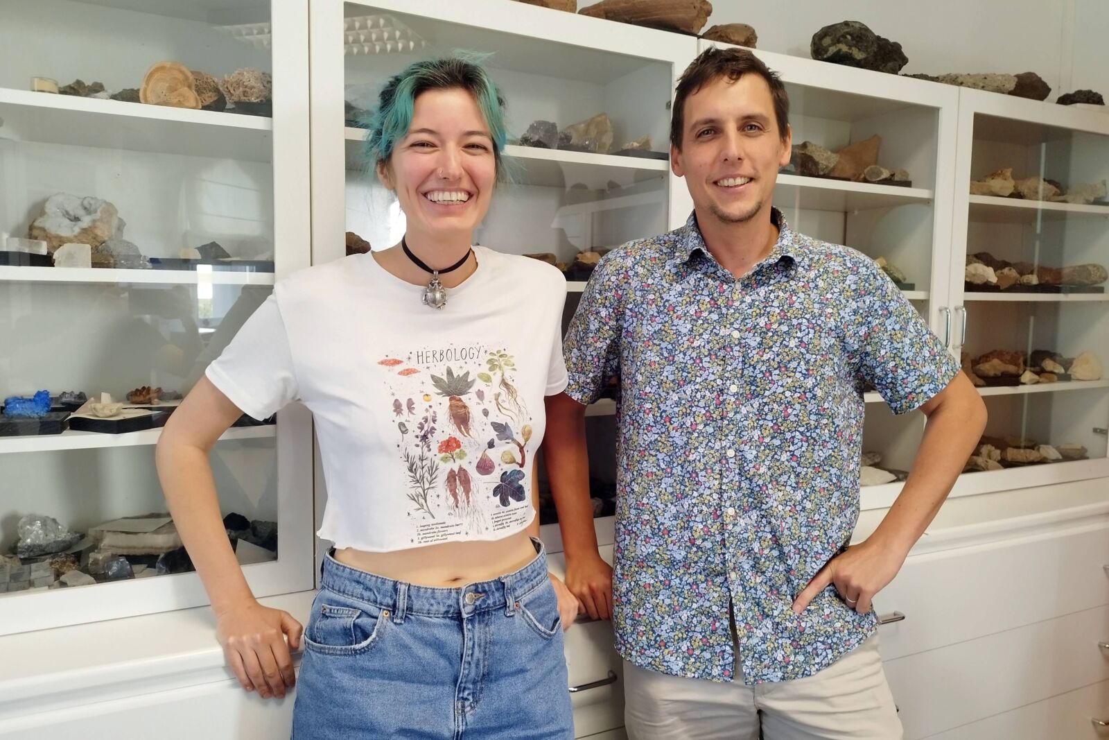 La investigadora principal, Pilar Martín, junto a uno de los firmantes del trabajo, Álvaro Castilla.