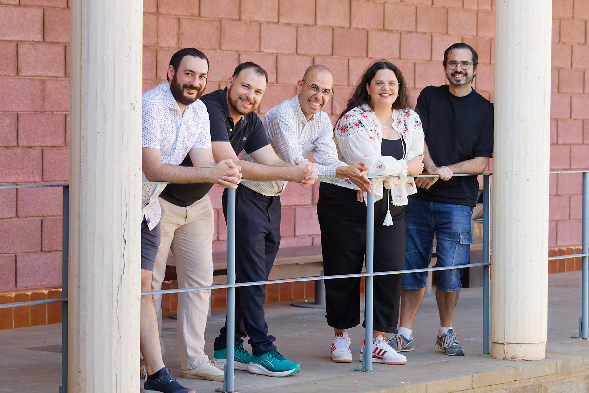 Michael Abdul-Masih, Guillaume Thomas, Carlos Cristo Quintero, Idaira Pacheco y Alejandro Suárez.