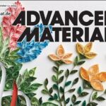 Fragmento de la portada de la revista Advanced Materials donde fue publicado el artículo en 2023.
