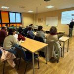 Imagen de la sesión inaugural de Proyectamates, en el aulario de la Fundación General de la ULL.