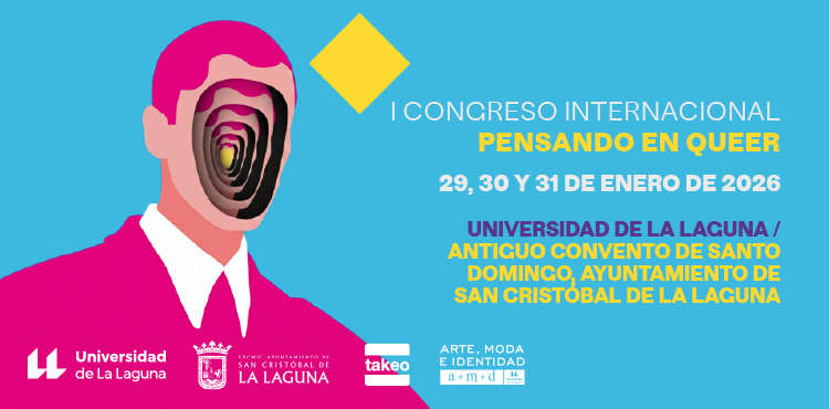 Banner anunciador del congreso sobre pensamiento queer, masculinidades y disidencia sexual