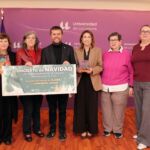 De izquierda a derecha, Isabel Castells, Mª Carmen Bonfante, Francisco García, Lidia Pereira, Mª Ascensión Juan y Caroline Charles.