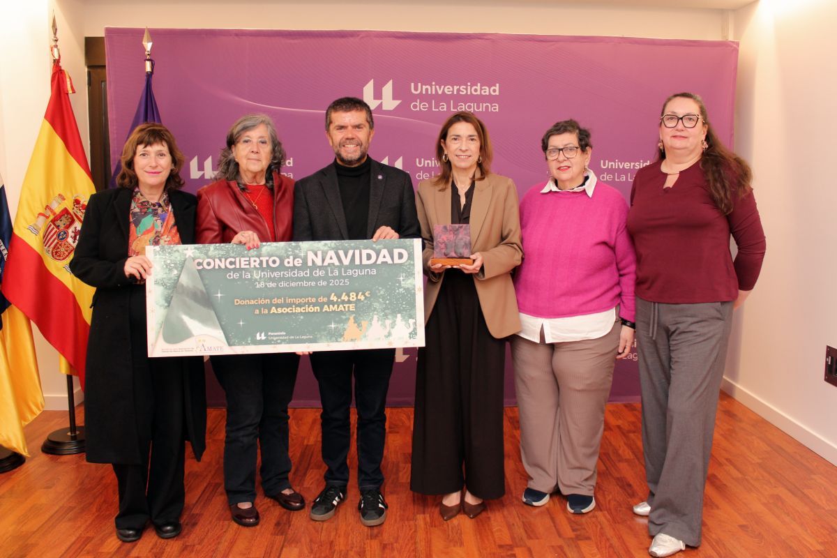 De izquierda a derecha, Isabel Castells, Mª Carmen Bonfante, Francisco García, Lidia Pereira, Mª Ascensión Juan y Caroline Charles.
