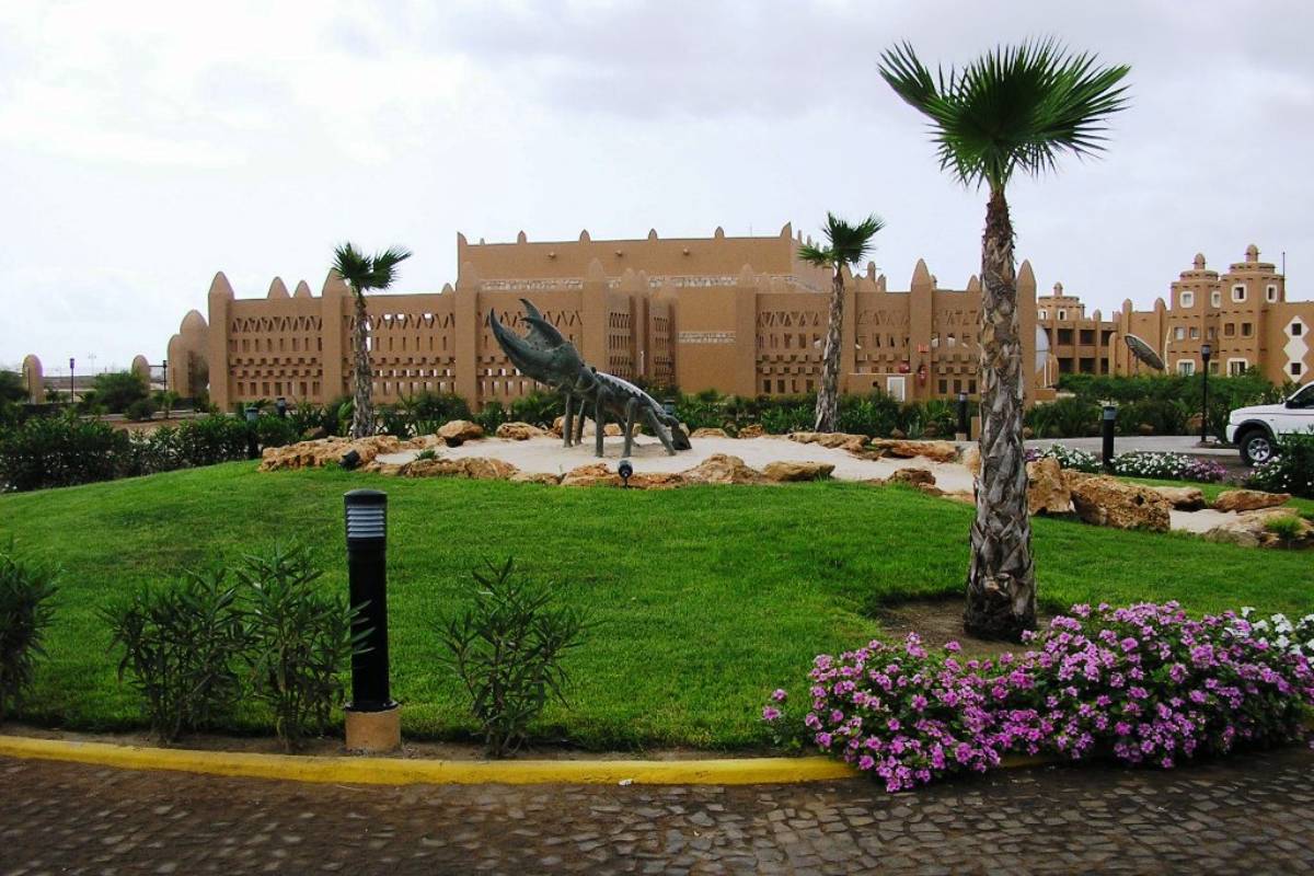 Hotel en la Isla de Sal (Cabo Verde), lugar donde se realizó el estudio.