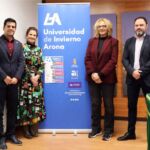 Abel López, Isabel León, Clari Pérez y Héctor Reyes durante la presentación. Foto: Ayuntamiento de Arona