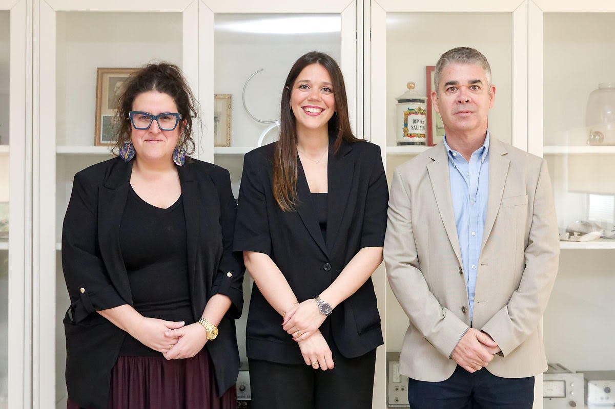 Candelaria Martín, Yolanda Fernández e Iván Alejandro Ferraz.