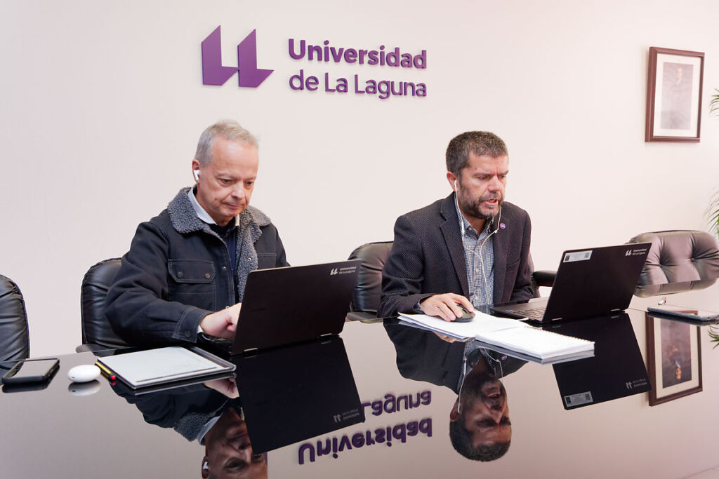 Imagen de archivo de una sesión anterior del Consejo de Gobierno celebrada telemáticamente, como la de hoy 23 de marzo de 2026.