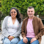 La investigadora ecuatoriana Lisbeth Oña y el profesor de la ULL Javier Dóniz durante la visita que la primera realizó a Tenerife en junio de 2024.