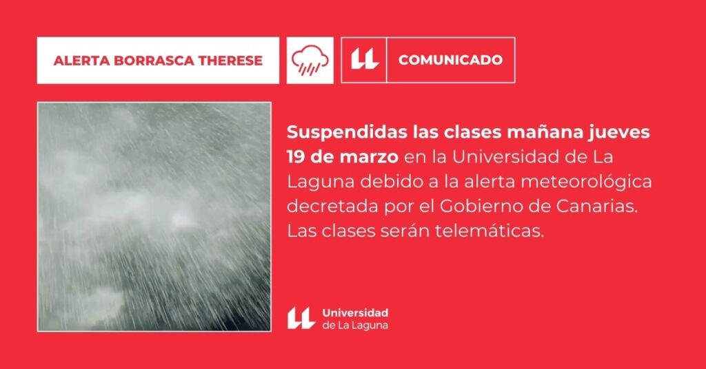 Alerta meteorológica 19 de marzo