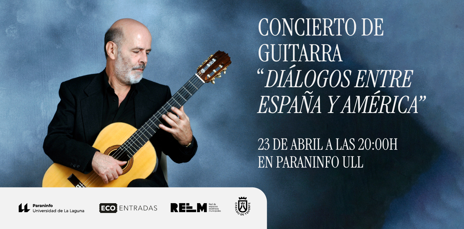 Banner del concierto de Bernardo García Huidobro