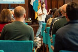 Una de las presentaciones desarrolladas durante el acto.