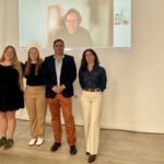 Integrantes del proyecto GENESIS. De izquierda a derecha, Jelena Koritnik, Megan Expósito Brazier, Juan Carlos Santamarta Cerezal, Noelia Cruz