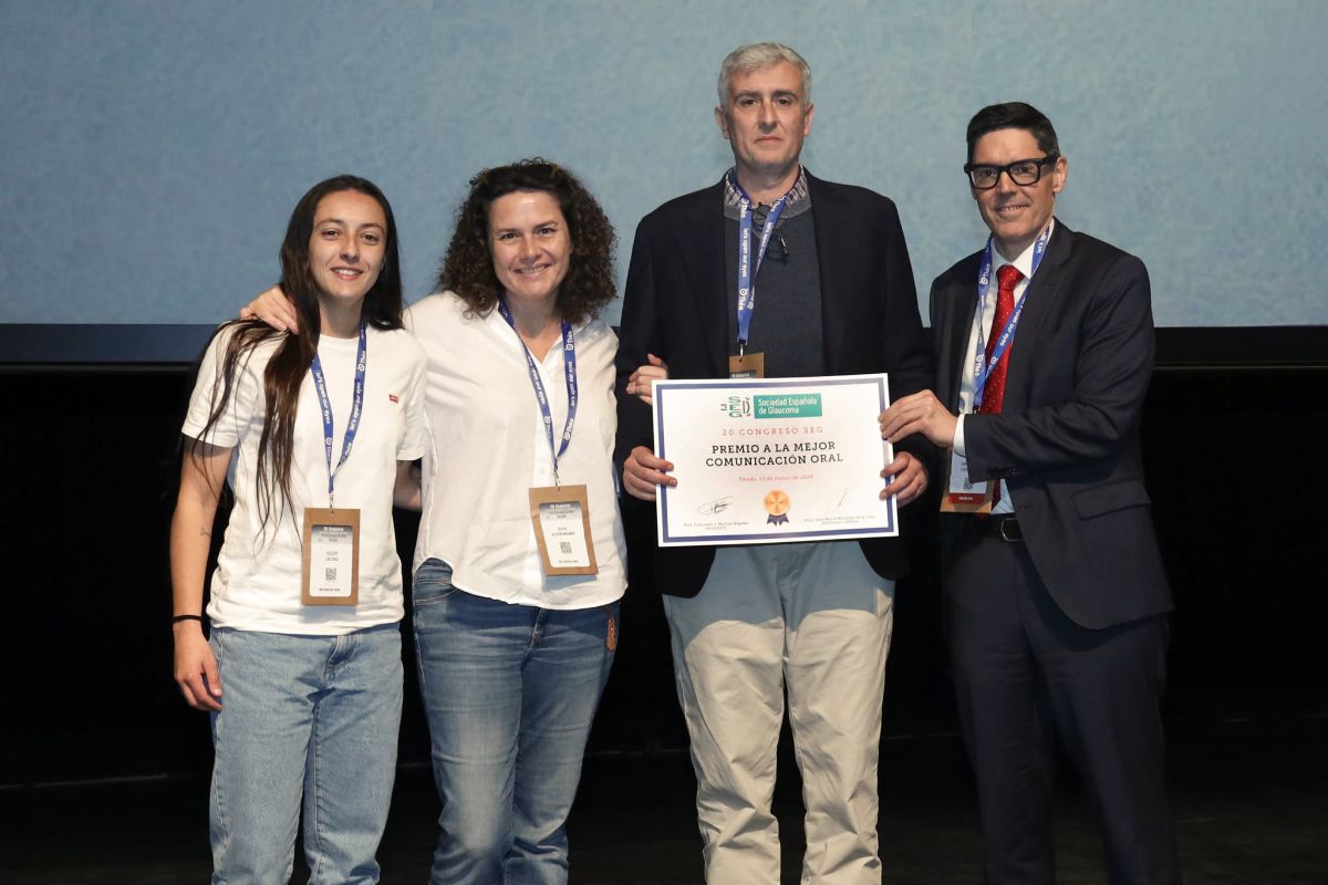 El premio fue entregado en el transcurso del 20º Congreso de la Sociedad Española de Glaucoma celebrado en Toledo.