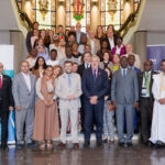 Foto de grupo de las persoas participantes en esta sesión de Bridge to Africa que ha acogido la ULL.