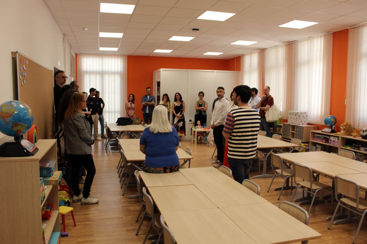 Inauguración del aula "Pequeños/as visitantes" en la Facultad de Educación.