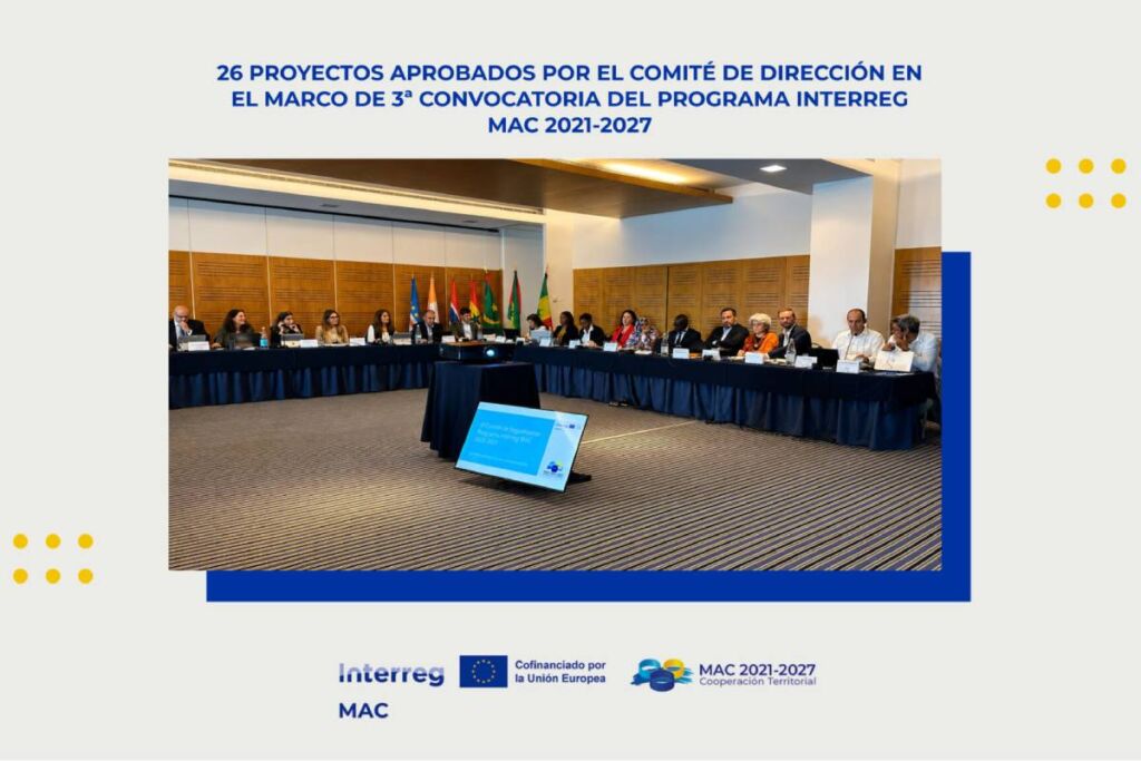 Reunión del comité de dirección del Programa INTERREG Madeira-Azores-Canarias (MAC) 2021-2027.