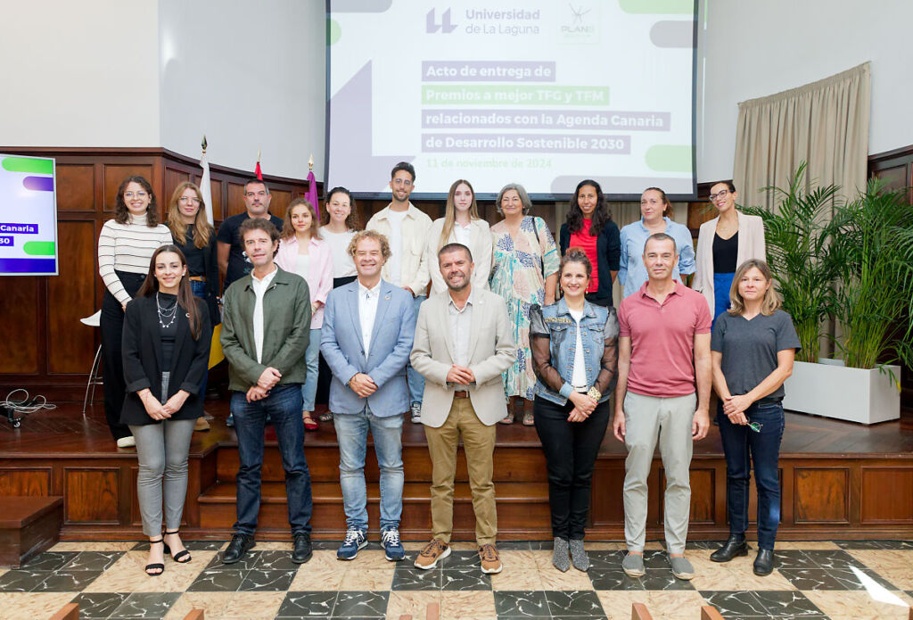 Imagen de archivo de la entrega de premios sobre la Agenda Canaria 2030 del pasado curso.