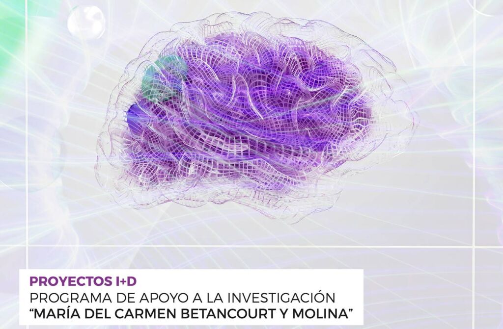 banner del programa de Apoyo a la investigación aplicada María del Carmen Bethencourt y Molina