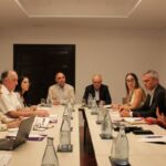 Imagen de la reunión celebrada en el Rectorado.
