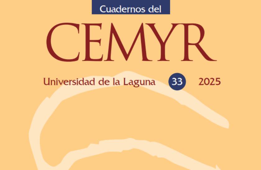 Fragmento de la portada de Cuadernos del CEMYR 33