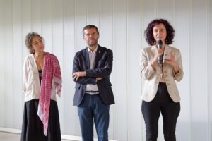 Alba Rodríguez, Francisco García y Rosario Hernández.