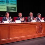 De izquierda a derecha, Alison Forntier (Universidad de Rochester), Juan José Martínez (Cabildo de Tenerife), Francisco García (ULL), Fernando Clavijo (Gobierno de Canarias), Tomás Martín (IPNA) y Juan Ignacio Padrón (IPNA).