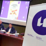 Javier Medina y Antonio Cano, durante la sesión de apertura del V Congreso Internacional AIGELE.