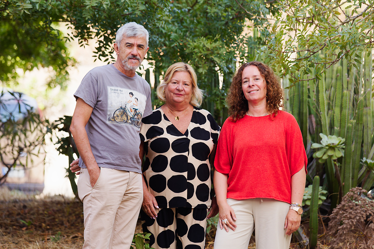 Antonio César Perdomo Molina, Carmen Concepción Jiménez Mendoza y Cristina Giménez Mariño.