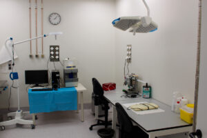 Parte del equipamiento donado.