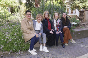 De izquierda a derecha, Beatriz Abdul-Jalbar, Dulce González, Rubí Rodríguez, Lidia Santana y Adriana Rodríguez.
