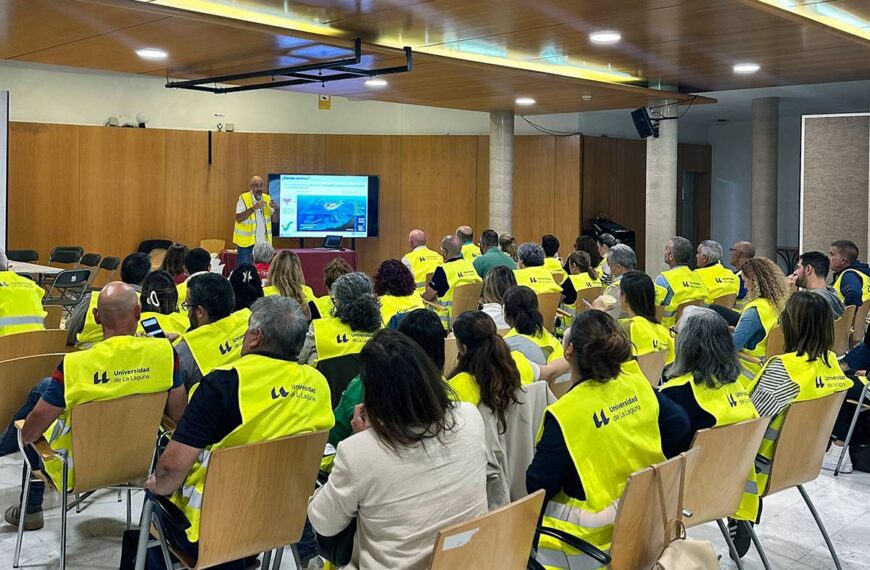 La ULL coordina la preparación del personal municipal de Guía de Isora para un simulacro de emergencia volcánica