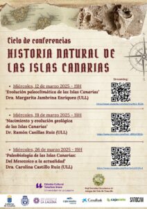 cartel anunciador de las charlas