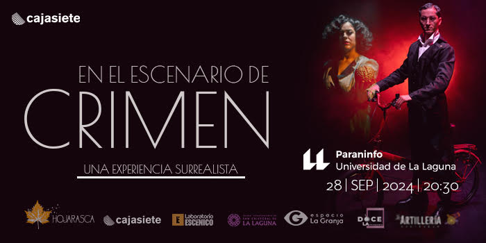 La compañía Hojarasca lleva al Paraninfo la pieza surrealista ‘En el escenario de Crimen’