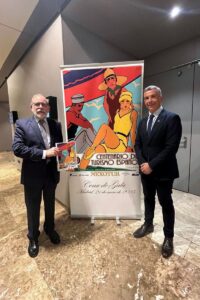 José Adrián García (i) y Eduardo Parra (d) en la gala Nexotur 2025 donde el segundo de ellos fue desttacado como uno de los 