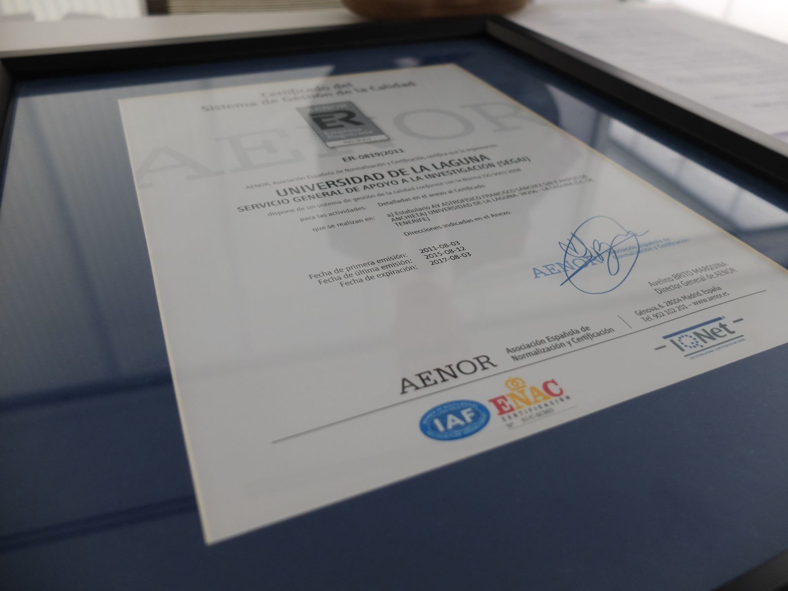 Departamento de Calidad